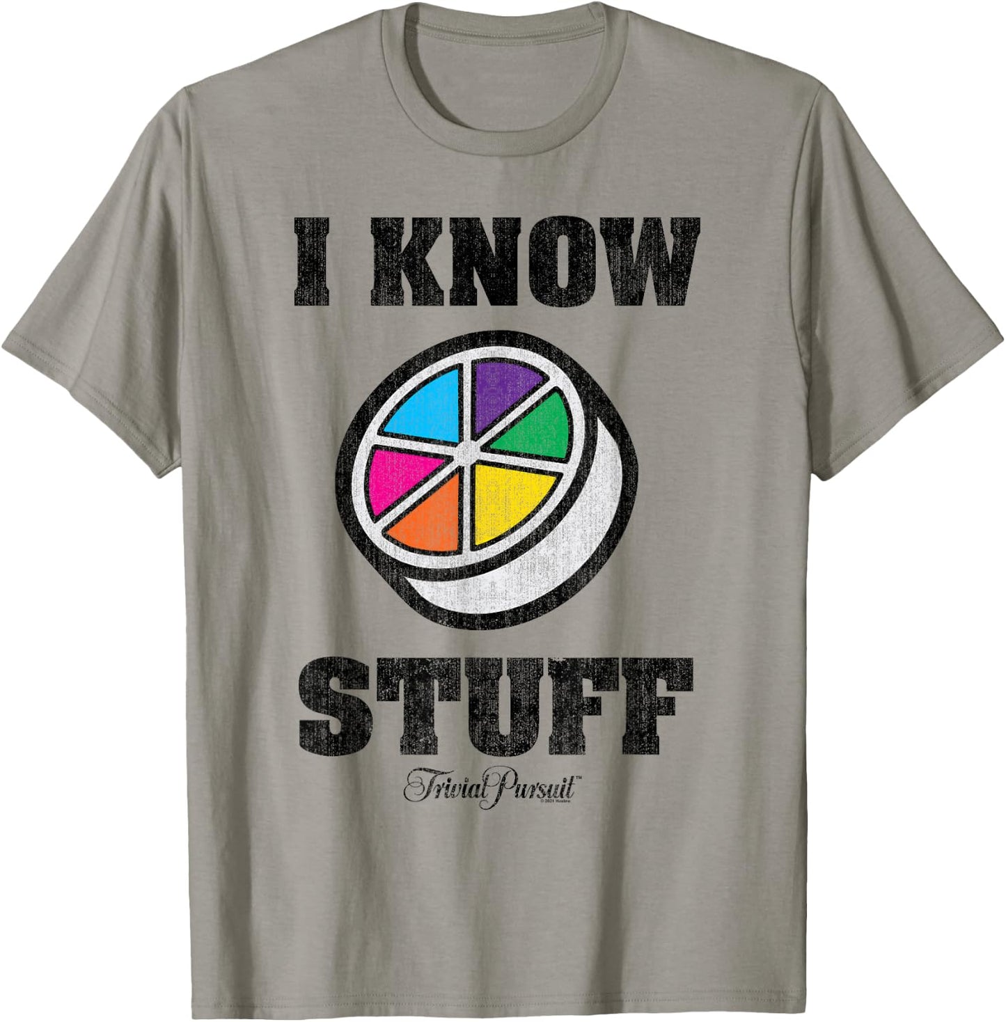 Trivial Pursuit I Know All of the Stuff T-Shirt - T-Shirt | Sand