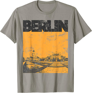 Germany 60s Style Vintage Berlin T-Shirt - T-Shirt | Sand