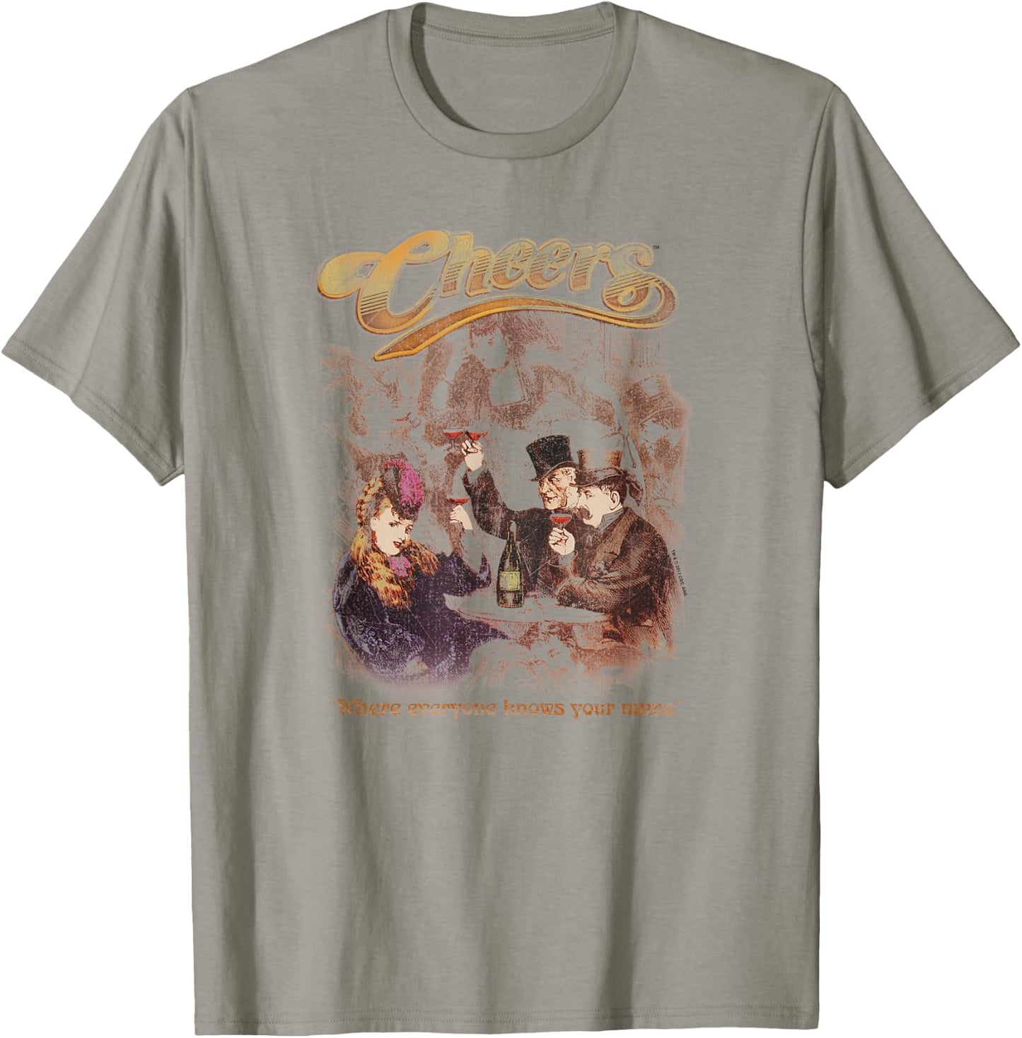 Cheers Here Here T-Shirt - T-Shirt | Sand