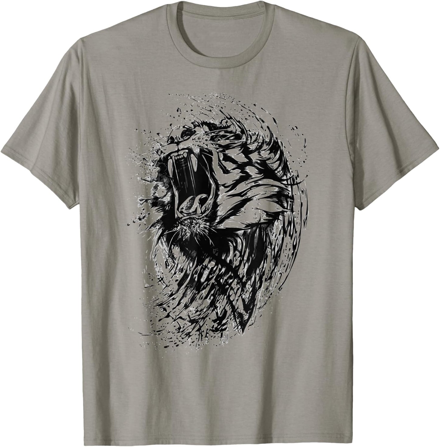 Fierce lion T-Shirt - T-Shirt | Sand