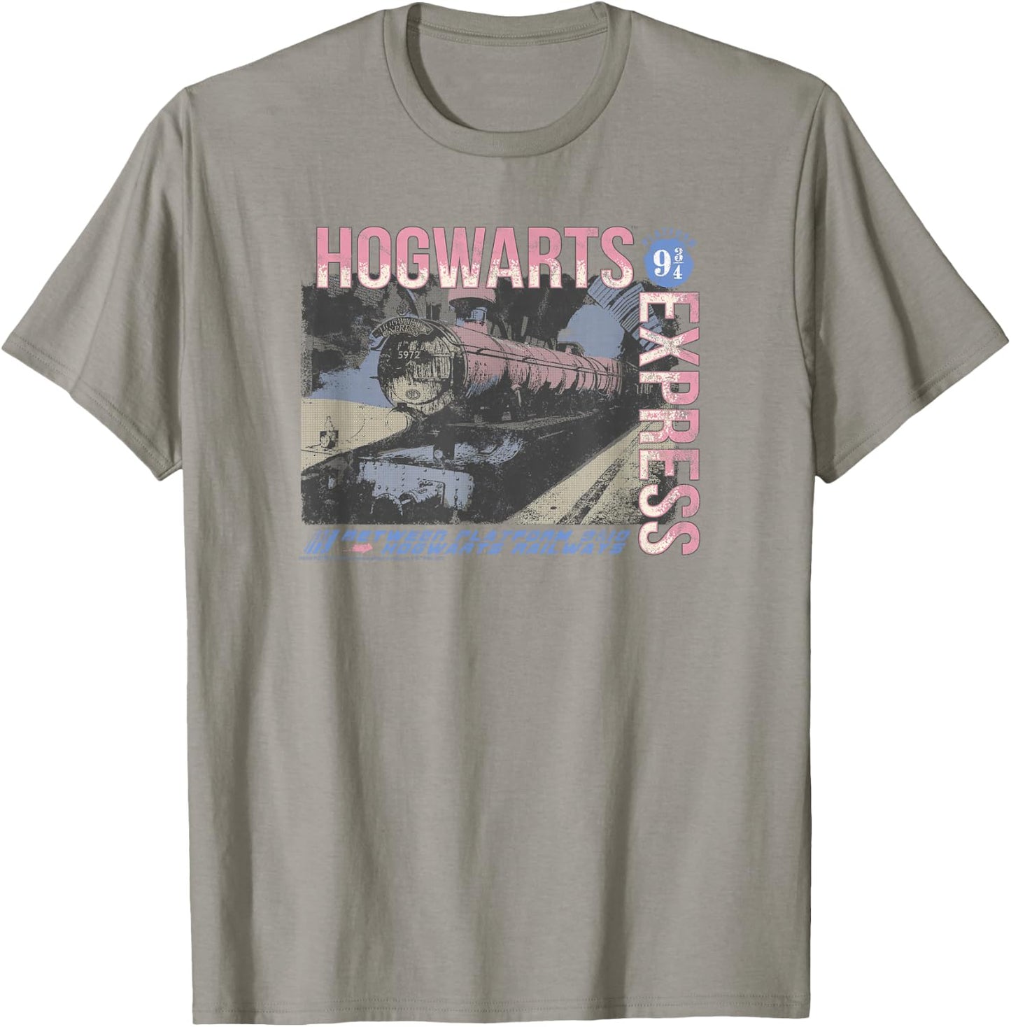 Harry Potter Hogwarts Express Vintage Poster T-Shirt - T-Shirt | Sand