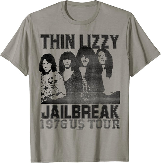 Thin Lizzy – Jailbreak US Tour T-Shirt - T-Shirt | Sand
