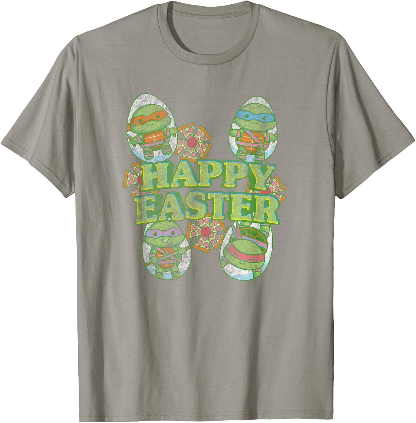 Teenage Mutant Ninja Turtles Happy Easter Turtle Eggs T-Shirt - T-Shirt | Sand