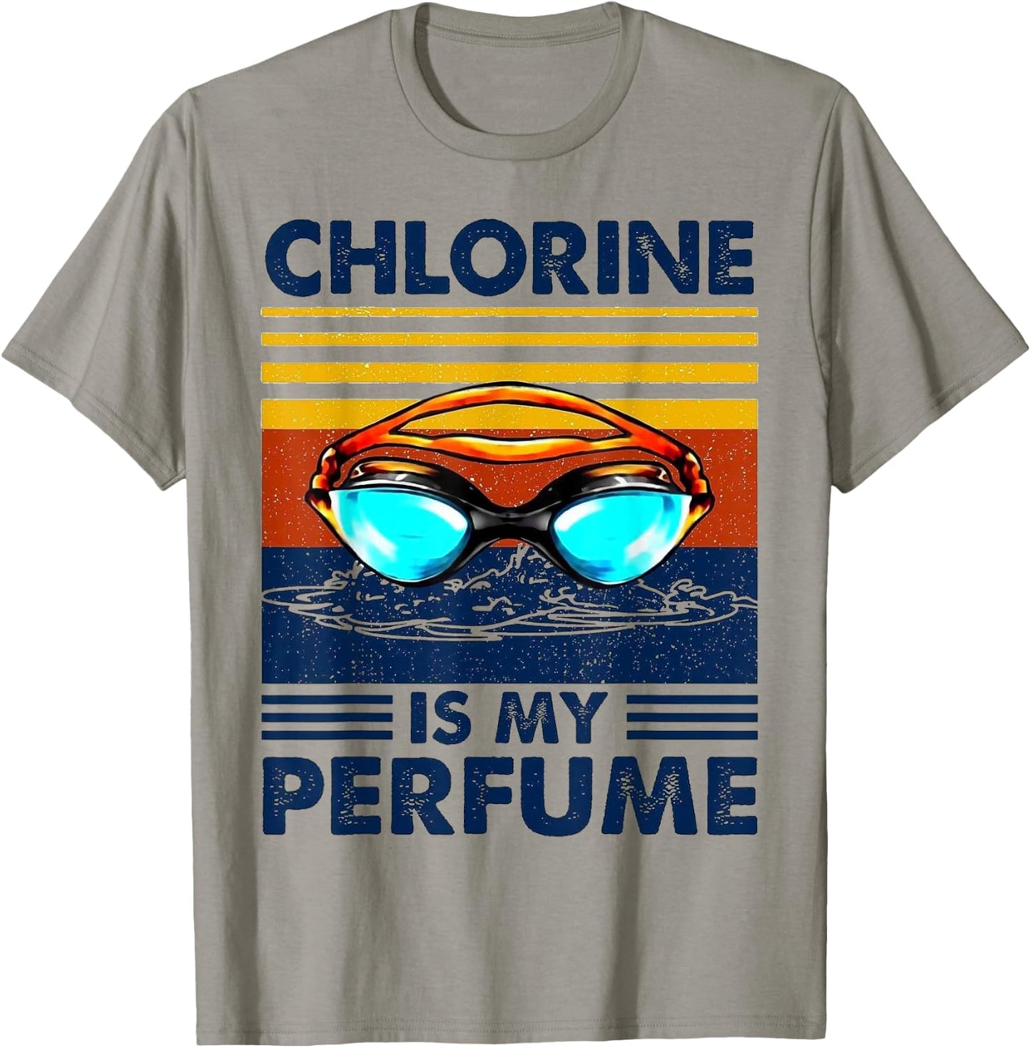Chlorine Is my Perfume Retro Vintage T-Shirt - T-Shirt | Sand