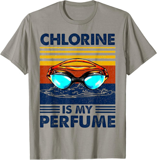 Chlorine Is my Perfume Retro Vintage T-Shirt - T-Shirt | Sand