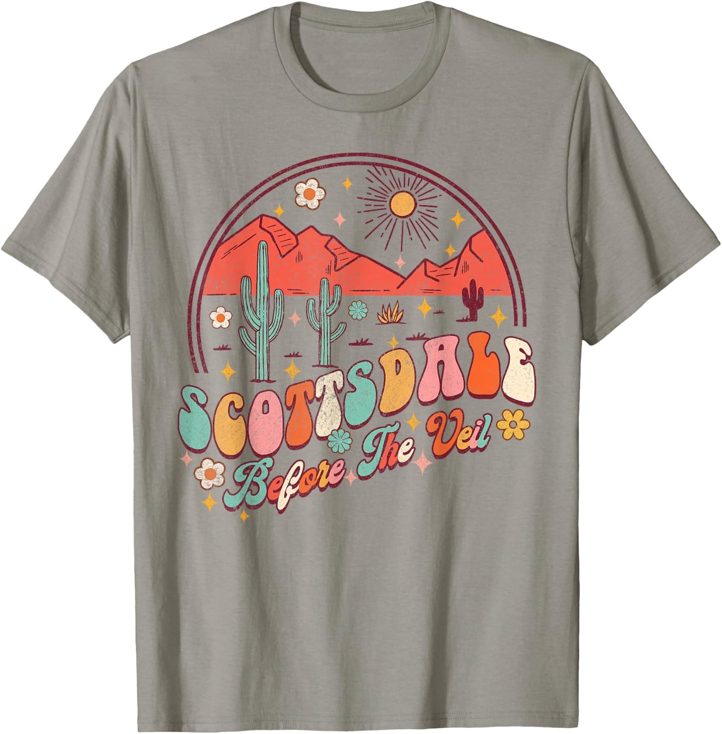 Scottsdale Before The Veil Bride Babe Bachelorette Matching T-Shirt - T-Shirt | Sand