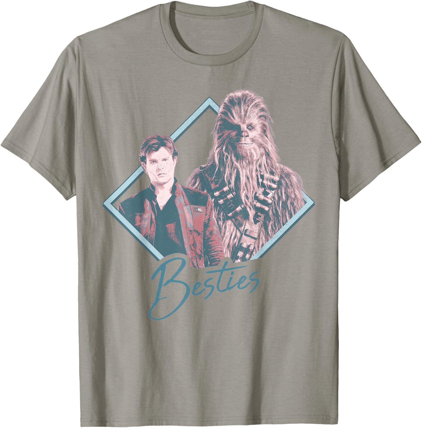Star Wars Han Solo Movie Chewie Duo Besties Graphic T-Shirt - T-Shirt | Sand