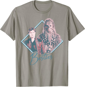 Star Wars Han Solo Movie Chewie Duo Besties Graphic T-Shirt - T-Shirt | Sand