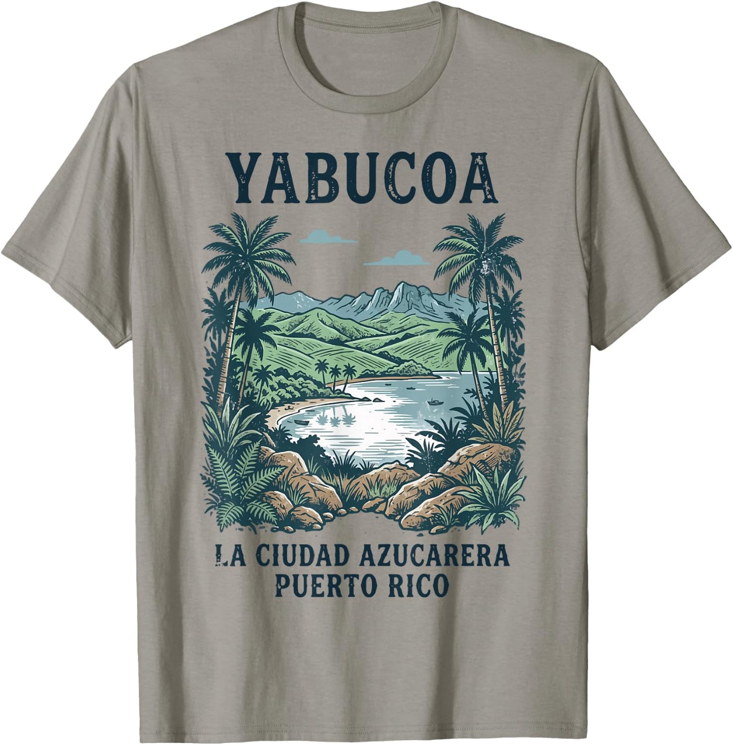 Yabucoa La Ciudad Azucarera Puerto Rico T-Shirt - T-Shirt | Sand