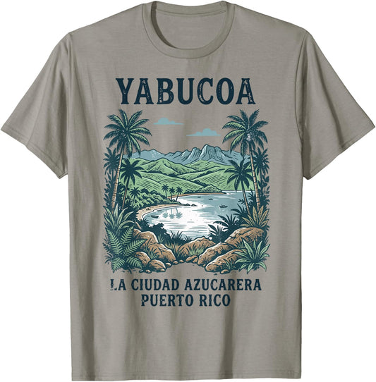 Yabucoa La Ciudad Azucarera Puerto Rico T-Shirt - T-Shirt | Sand