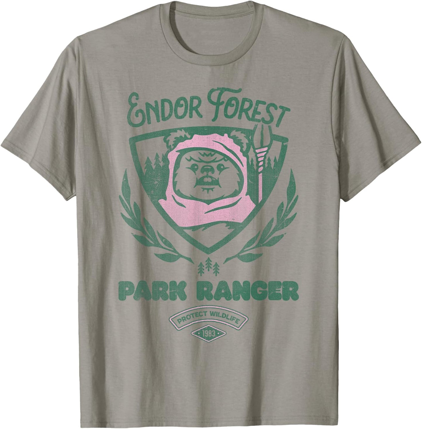 Star Wars Ewok Park Ranger T-Shirt - T-Shirt | Sand