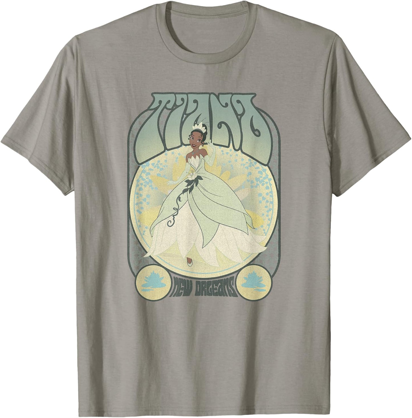 Disney The Princess & The Frog Tiana Seventies Retro Poster Small T-Shirt - T-Shirt | Sand
