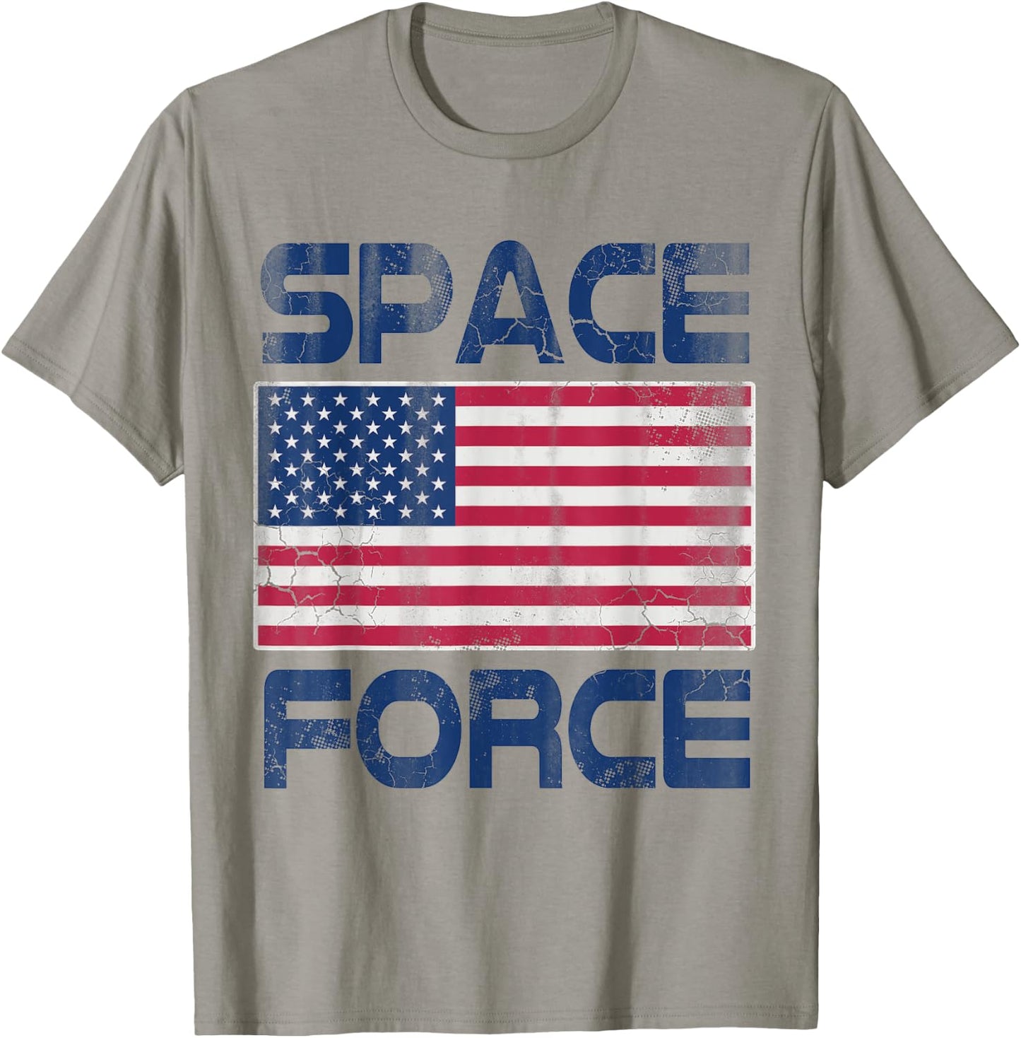 Space Force USA Trump America Science Astronaut T-Shirt - T-Shirt | Sand
