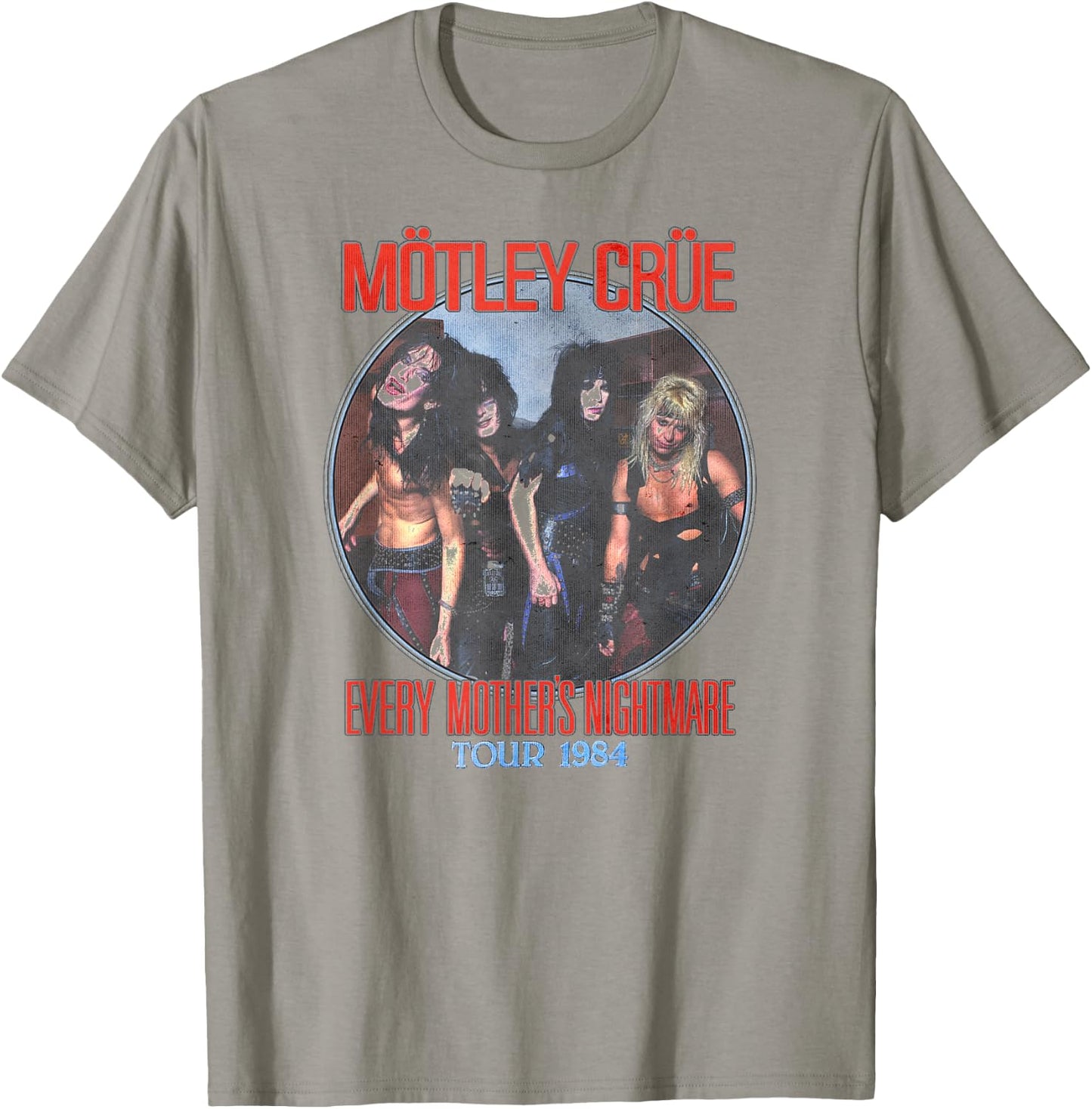 Mötley Crüe – Every Mother's Nightmare 84 Tour T-Shirt - T-Shirt | Sand