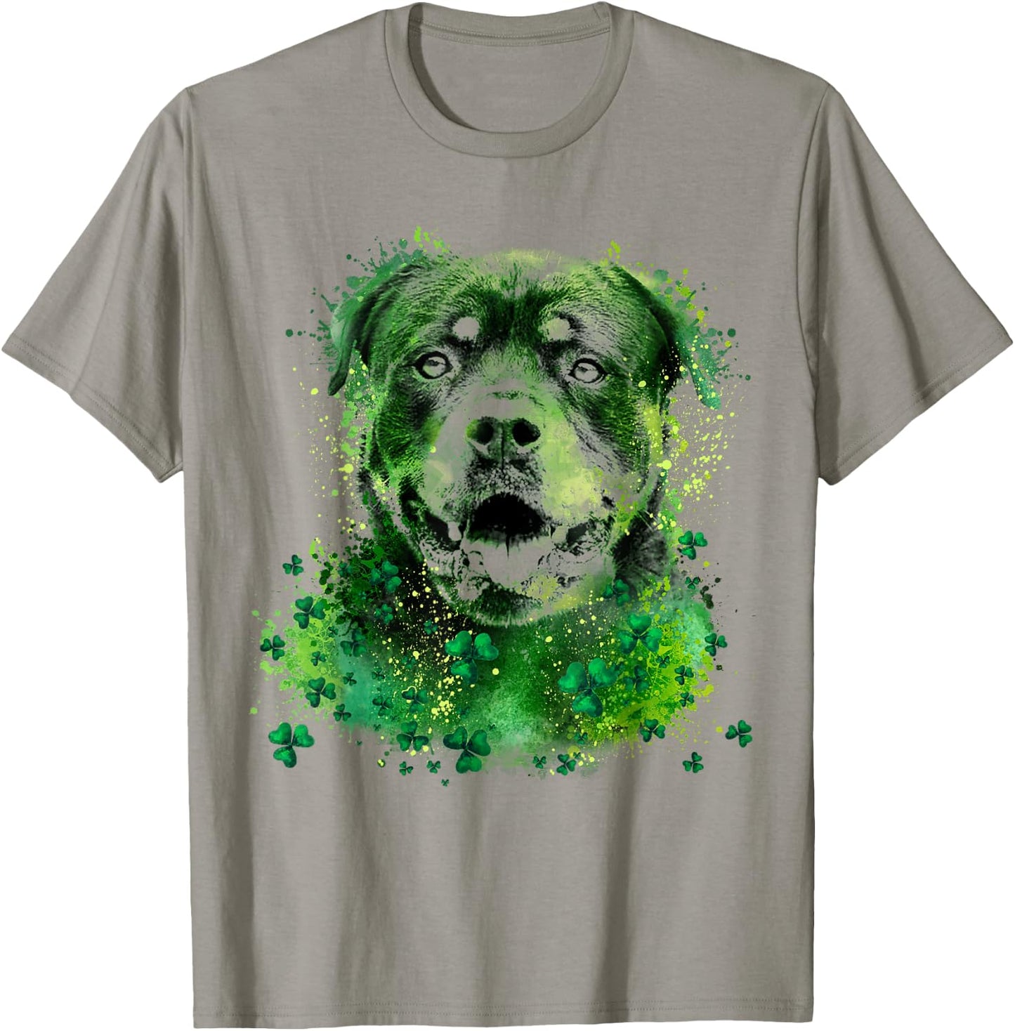 Irish Shamrock St Patrick's Day Rottweiler Cool T-Shirt - T-Shirt | Sand