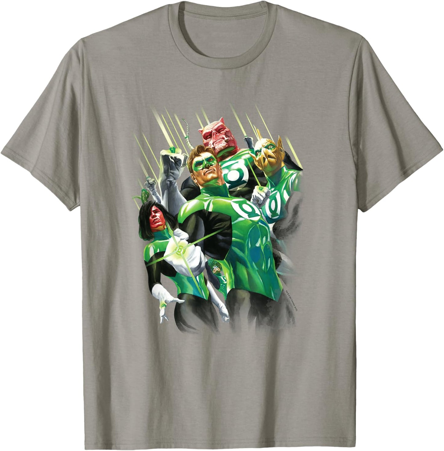 Green Lantern Power of the Rings T-Shirt - T-Shirt | Sand