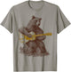 Bear plays guitar T-Shirt - T-Shirt | Sand