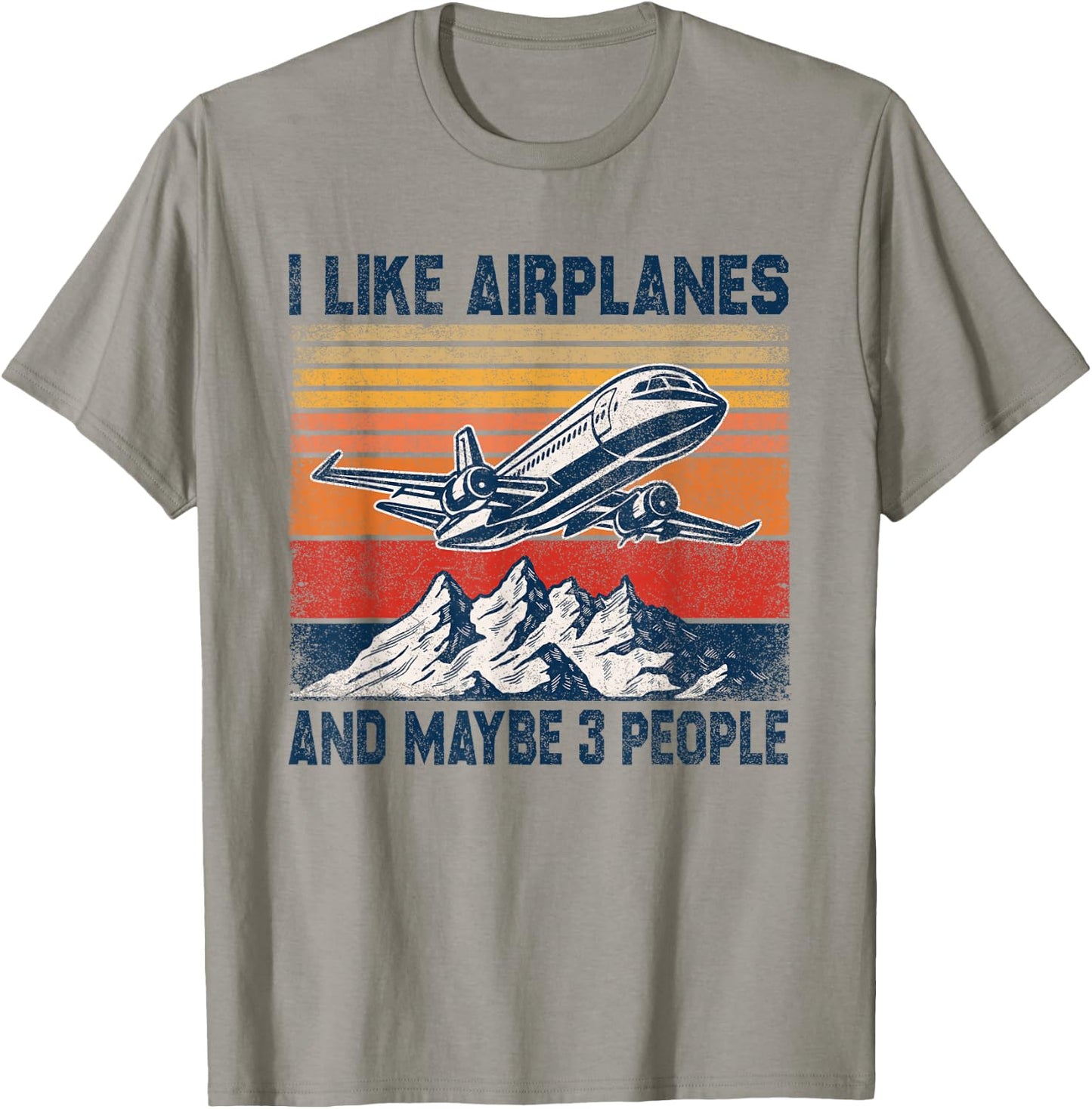 Funny Aviator Pilot Airplane Plane Aviation Gifts Men Women T-Shirt - T-Shirt | Sand