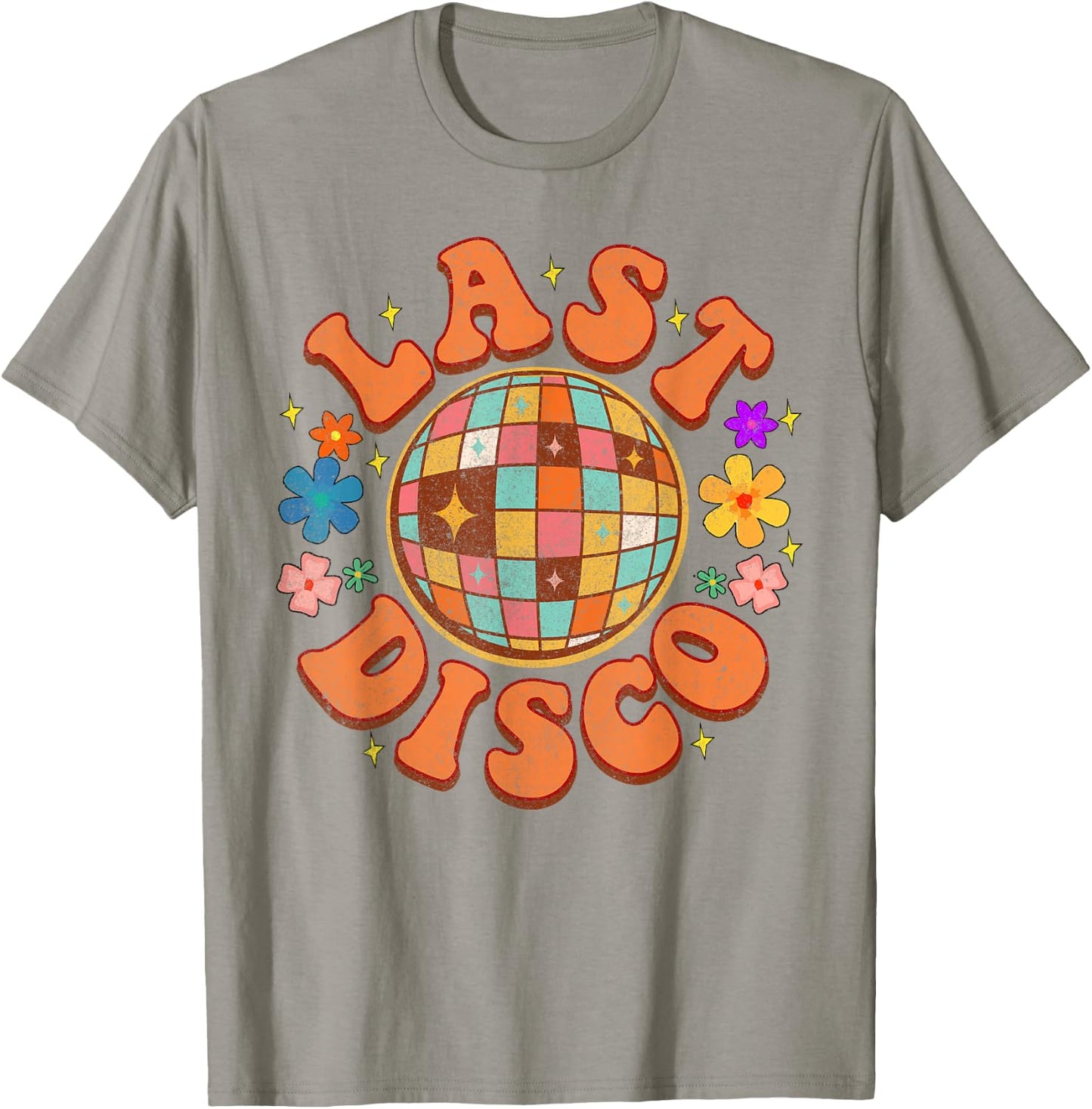 Last Disco Bride To Be Bridal Disco Bachelorette Matching T-Shirt - T-Shirt | Sand