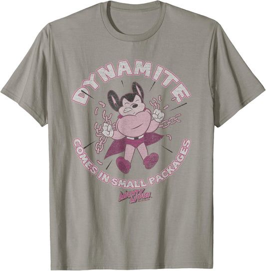 Mighty Mouse Dynamite T-Shirt - T-Shirt | Sand
