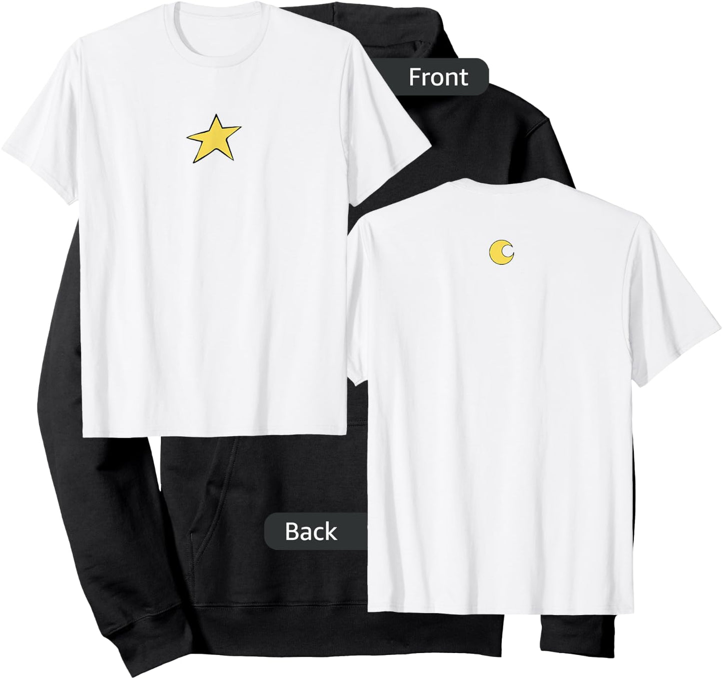 Ping Pong the Animation Peco Sun (star) Moon Anime Hoodie - Hoodie | Black