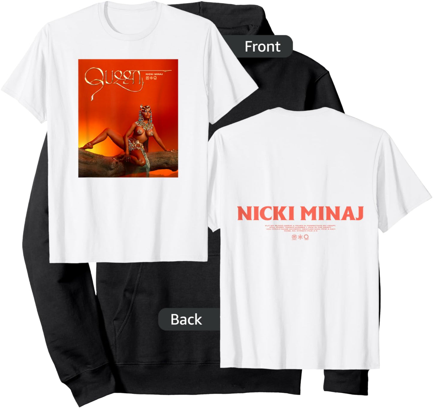 Nicki Minaj Queen Album Hoodie - Hoodie | Black