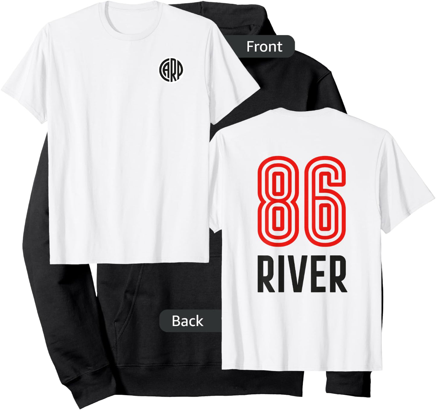 River Plate Argentina - Logo 86 River Hoodie - Hoodie | Black