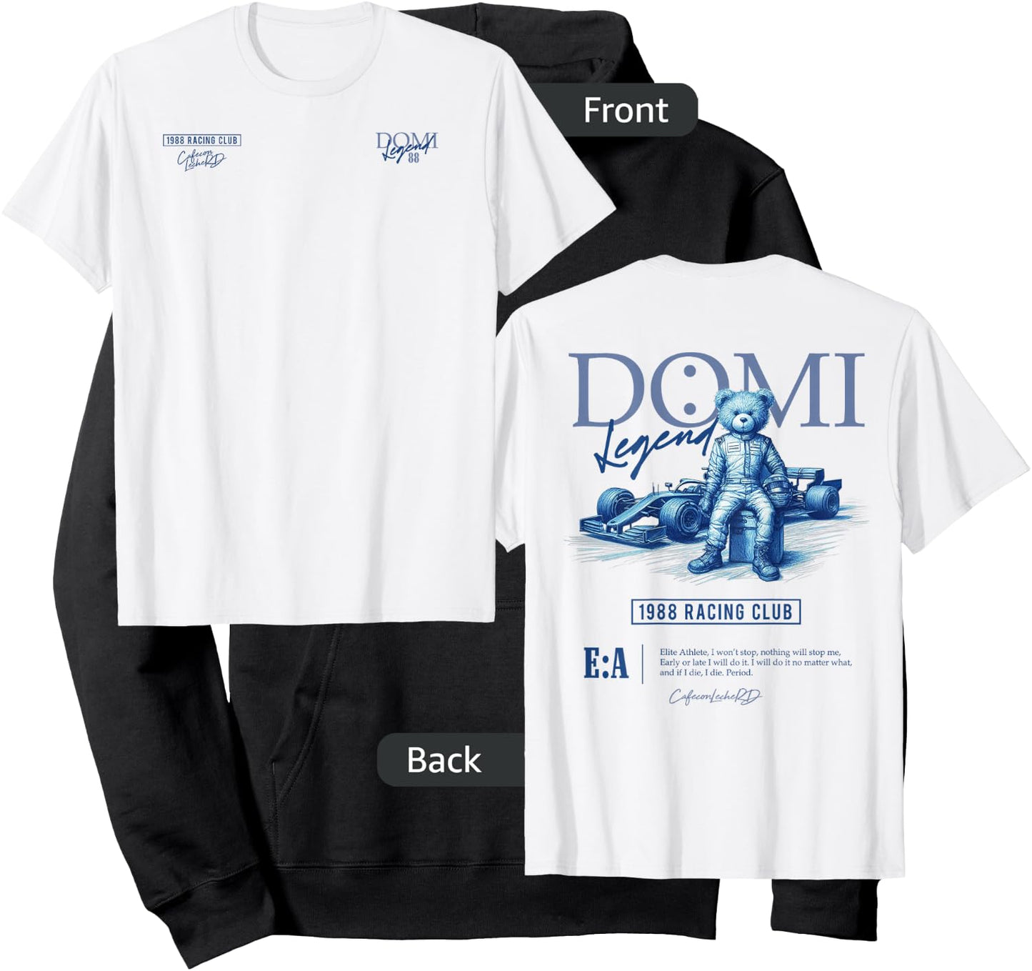 Vintage Team Merchandise for Racing Cars Fan Graphic Hoodie - Hoodie | Black