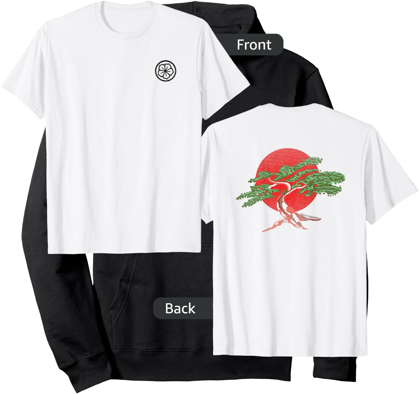 The Karate Kid Daniel-San’s Gi Front and Back Movie Hoodie - Hoodie | Black