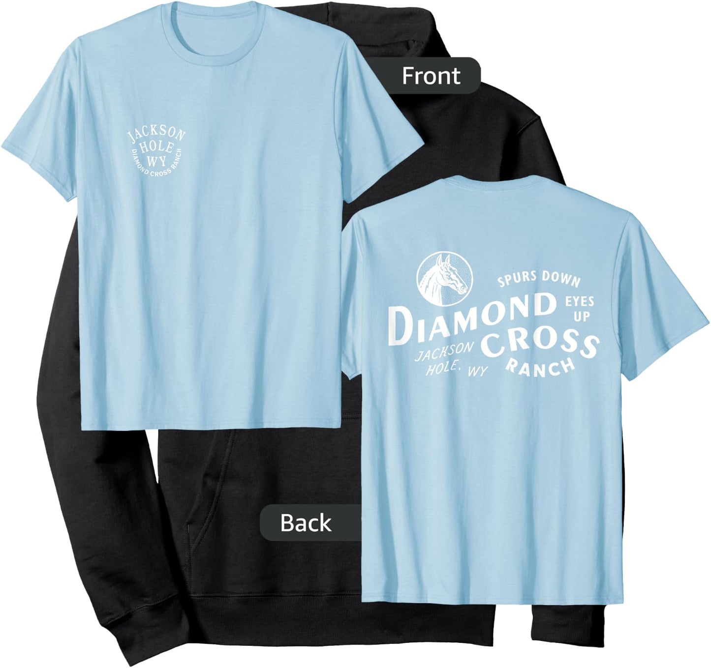 Jackson Hole 2018 Spurs Down, Eyes Up Classic Hoodie - Hoodie | Black