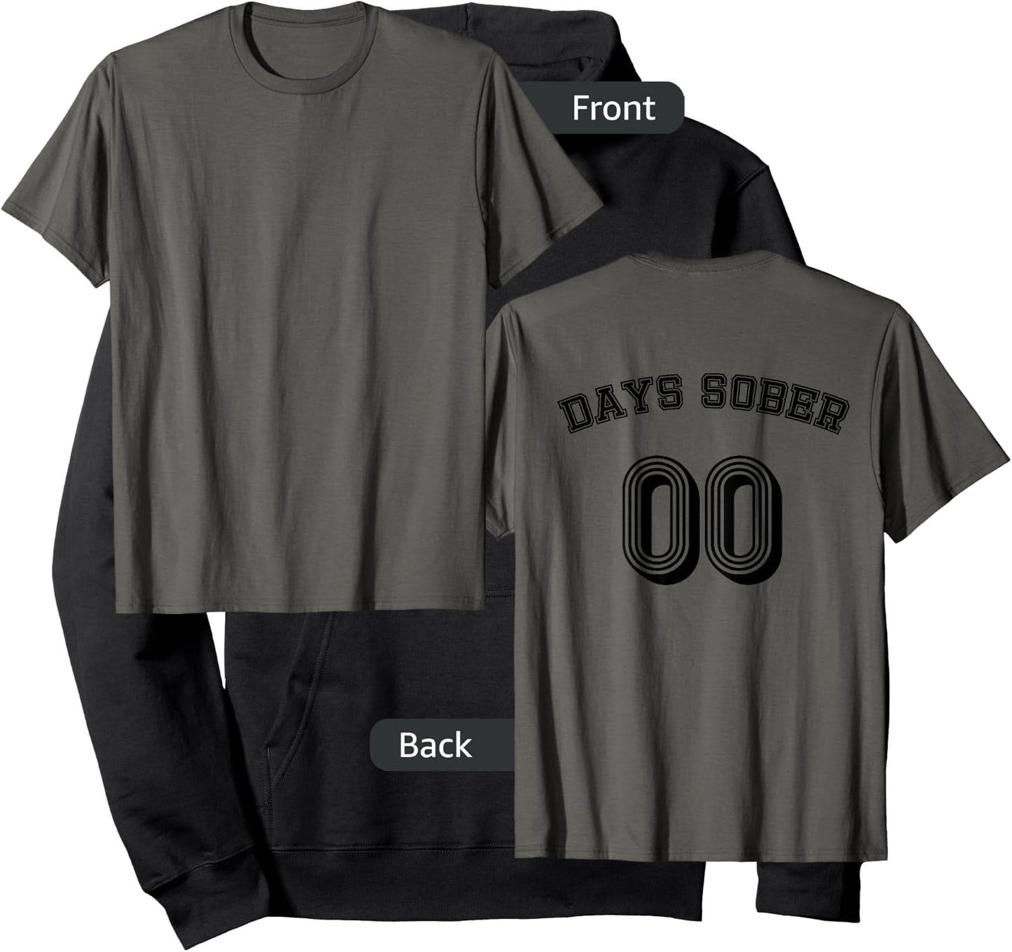 Zero Days Sober Funny Alcohol Lover Drinking Gift Jersey Hoodie - Hoodie | Black