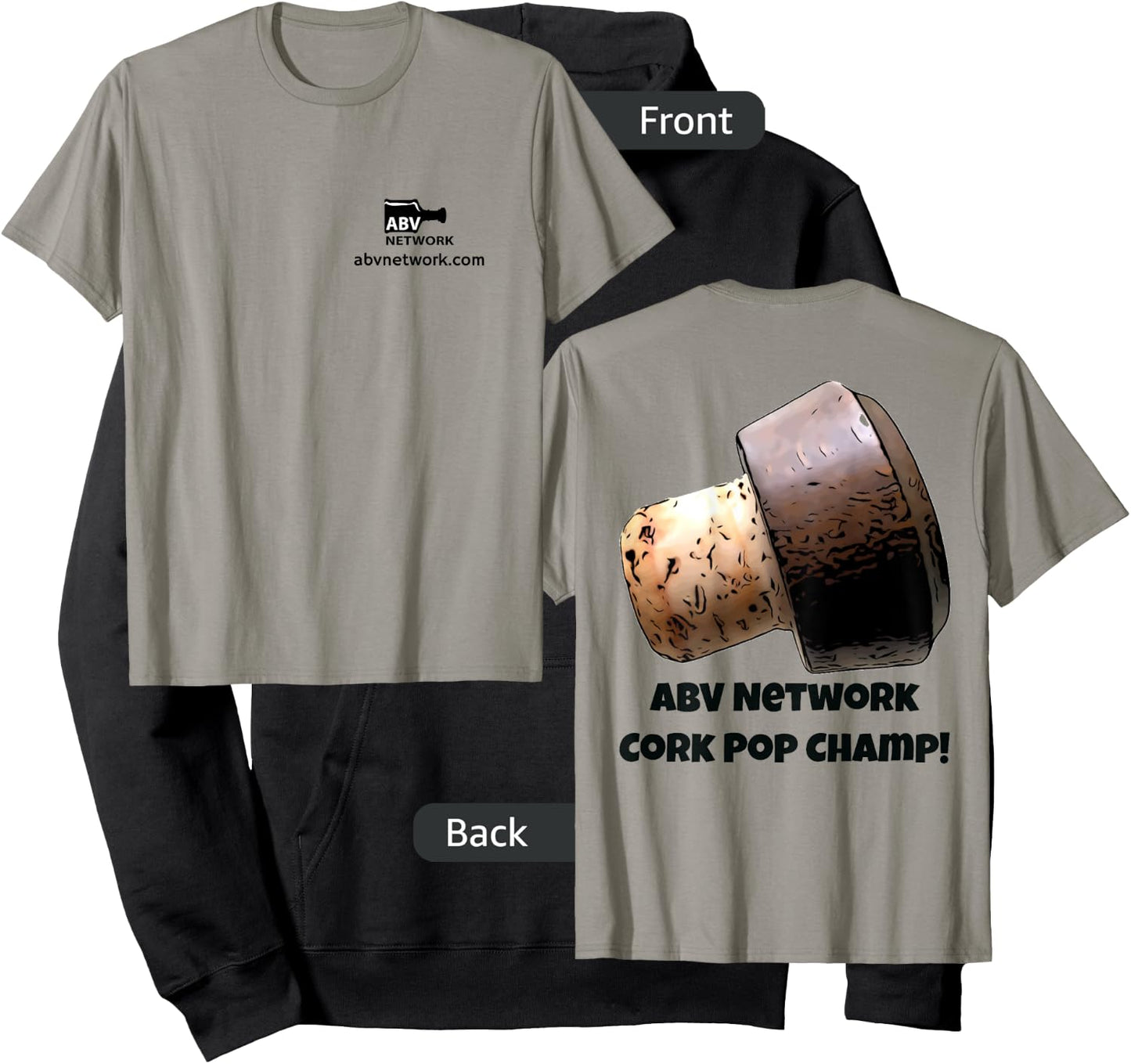ABV Network Cork Pop Champ Hoodie - Hoodie | Black