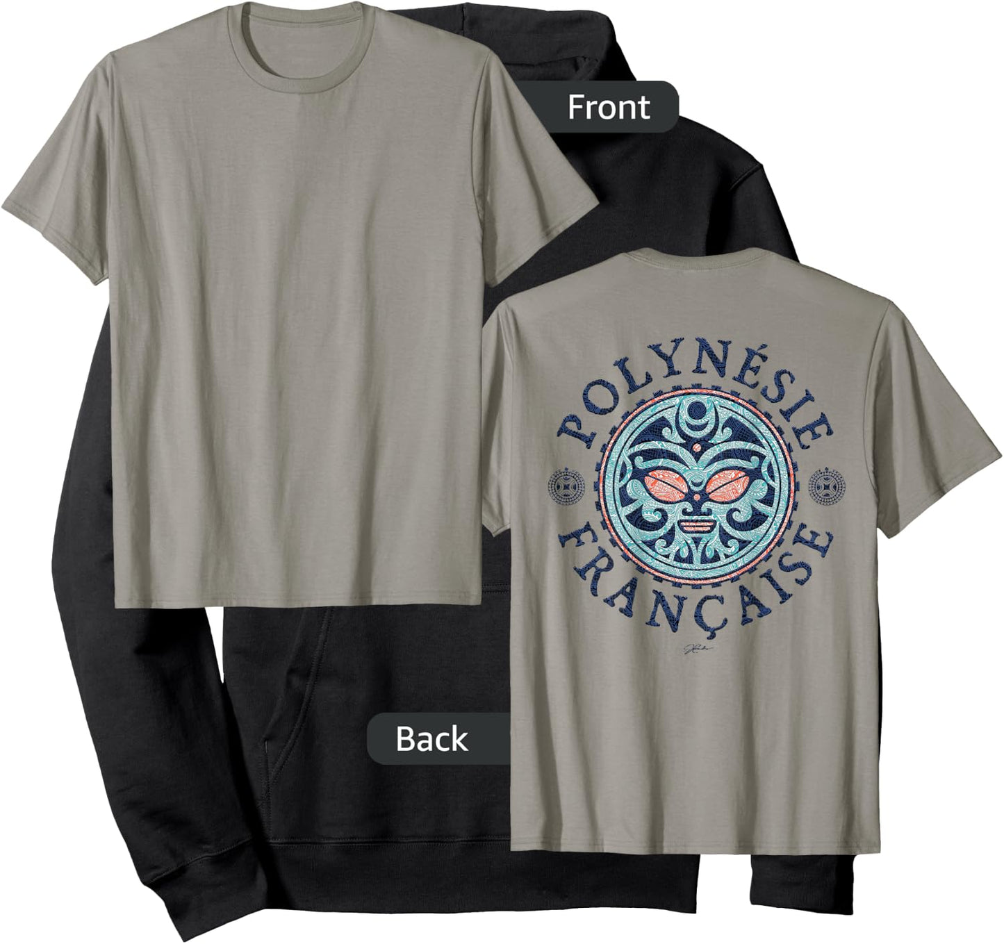 JCombs: French Polynesia, Polynesian Tattoo Art Hoodie - Hoodie | Black