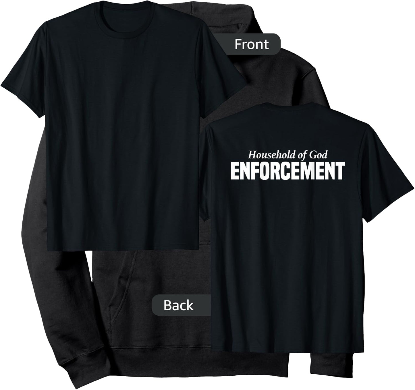Church Security for Pastors Law Enforcement Worship Hoodie - Hoodie | Black