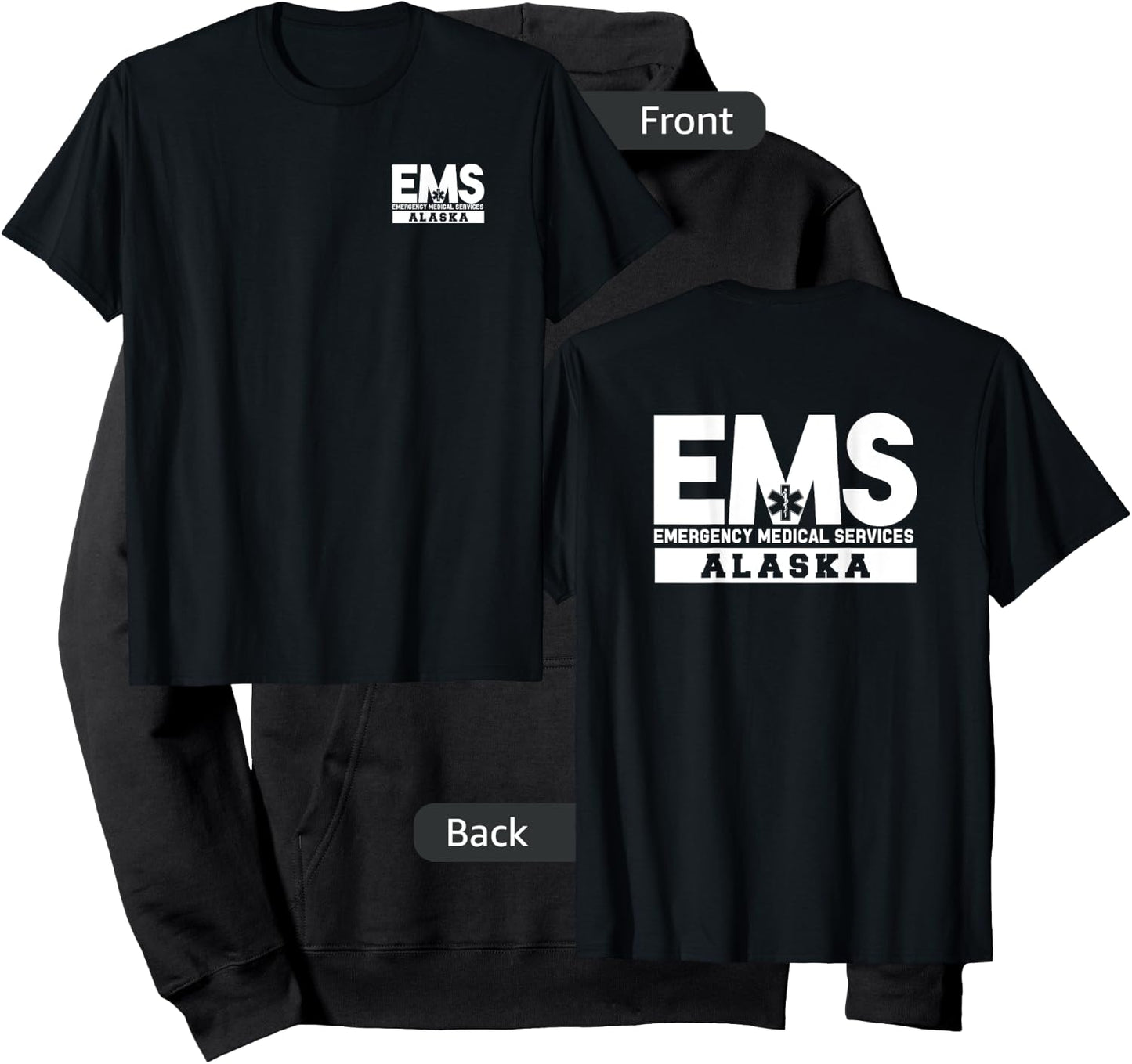 Alaska EMS Emergency Medical Services EMT Tech Duty Hoodie - Hoodie | Black