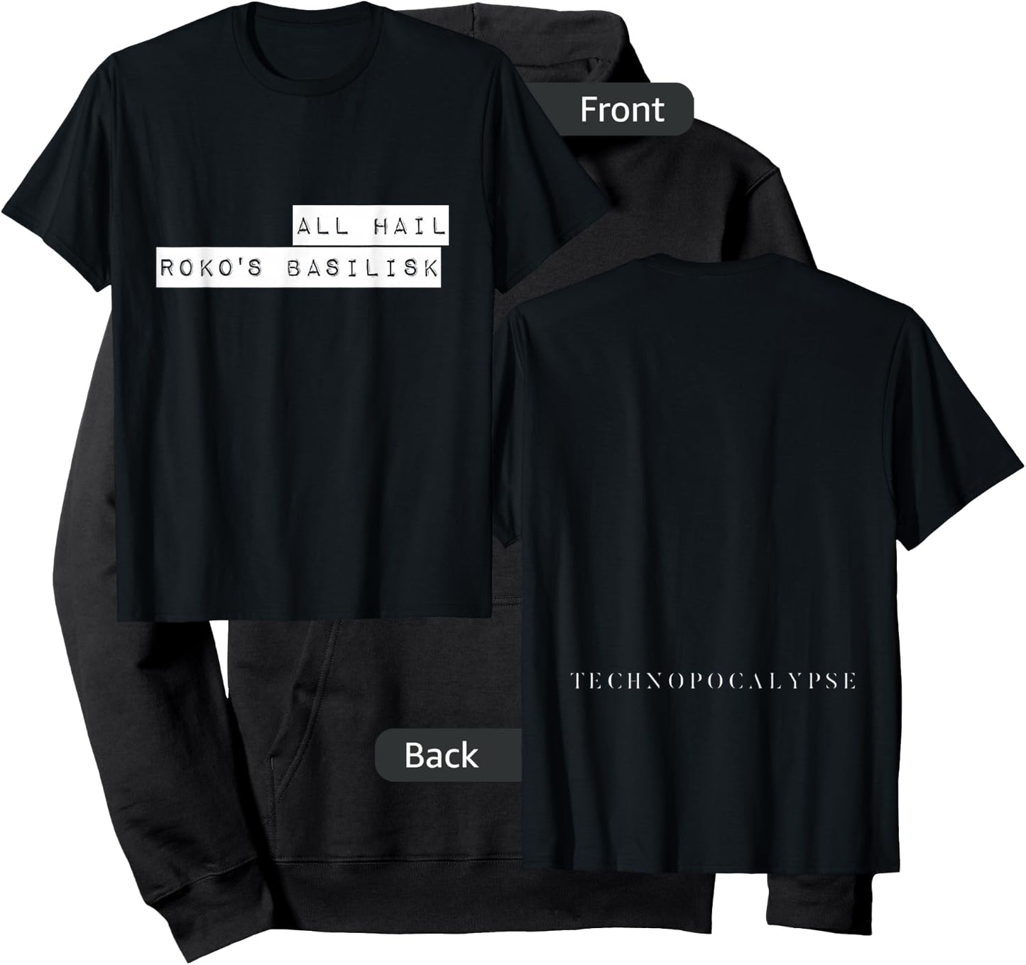 All hail Roko's basilisk Hoodie - Hoodie | Black