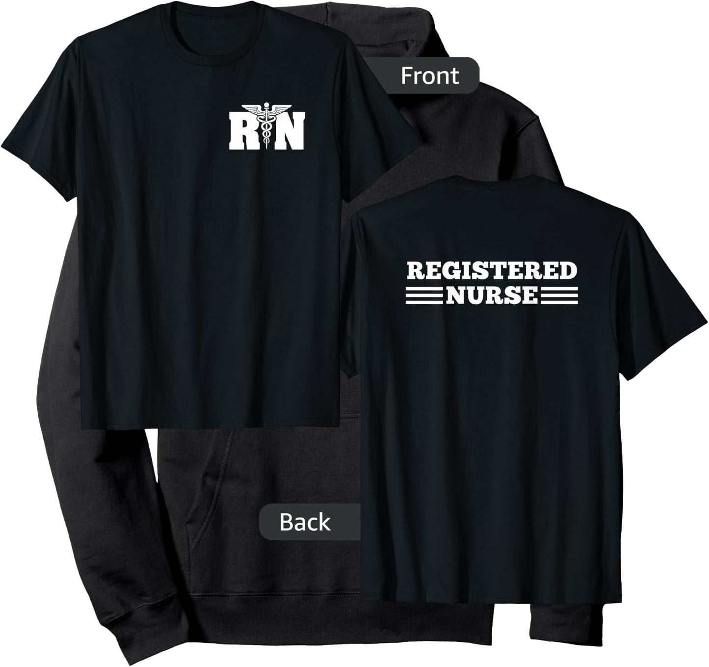 RN Registered Nurse Nursing Nurse Life Hoodie - Hoodie | Black