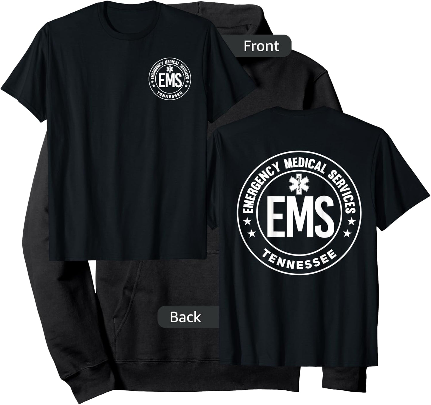 Tennessee EMS Emergency Medical Services EMT Hoodie - Hoodie | Black