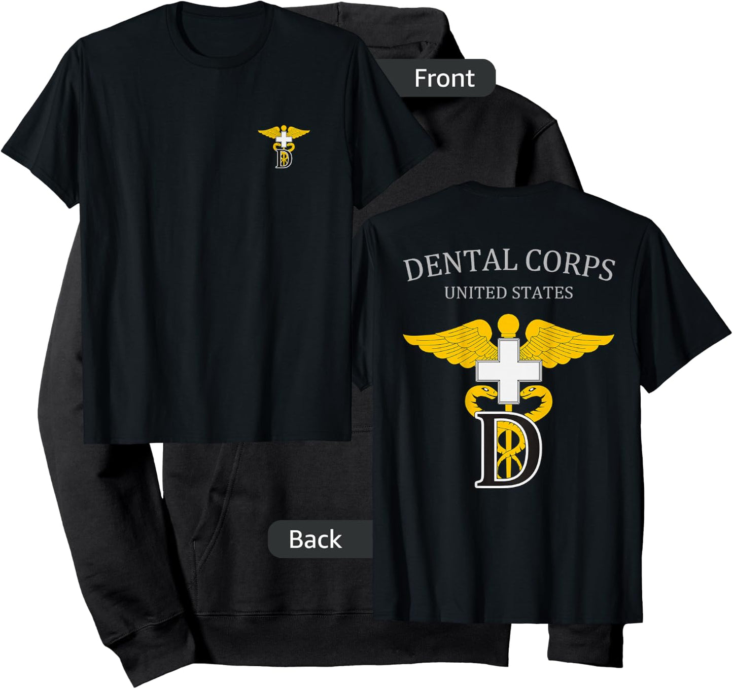 US Dental Corps US Army Dentist Hoodie - Hoodie | Black
