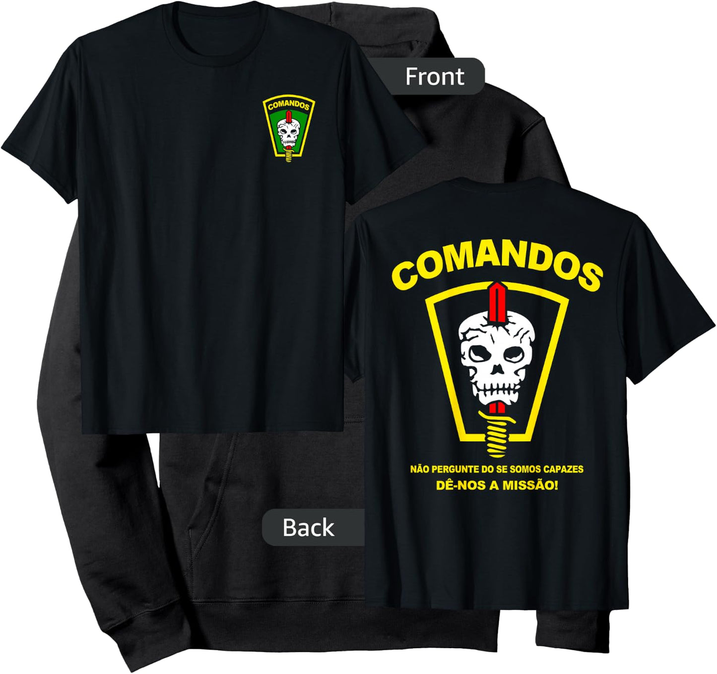 Brazil Army Comando Special Forces Hoodie - Hoodie | Black