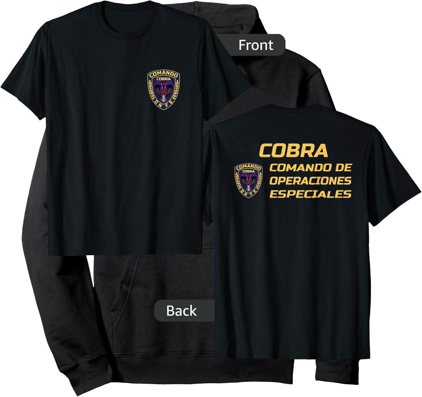 Honduran Police COBRA Special Force SWAT Honduras Army Hoodie - Hoodie | Black