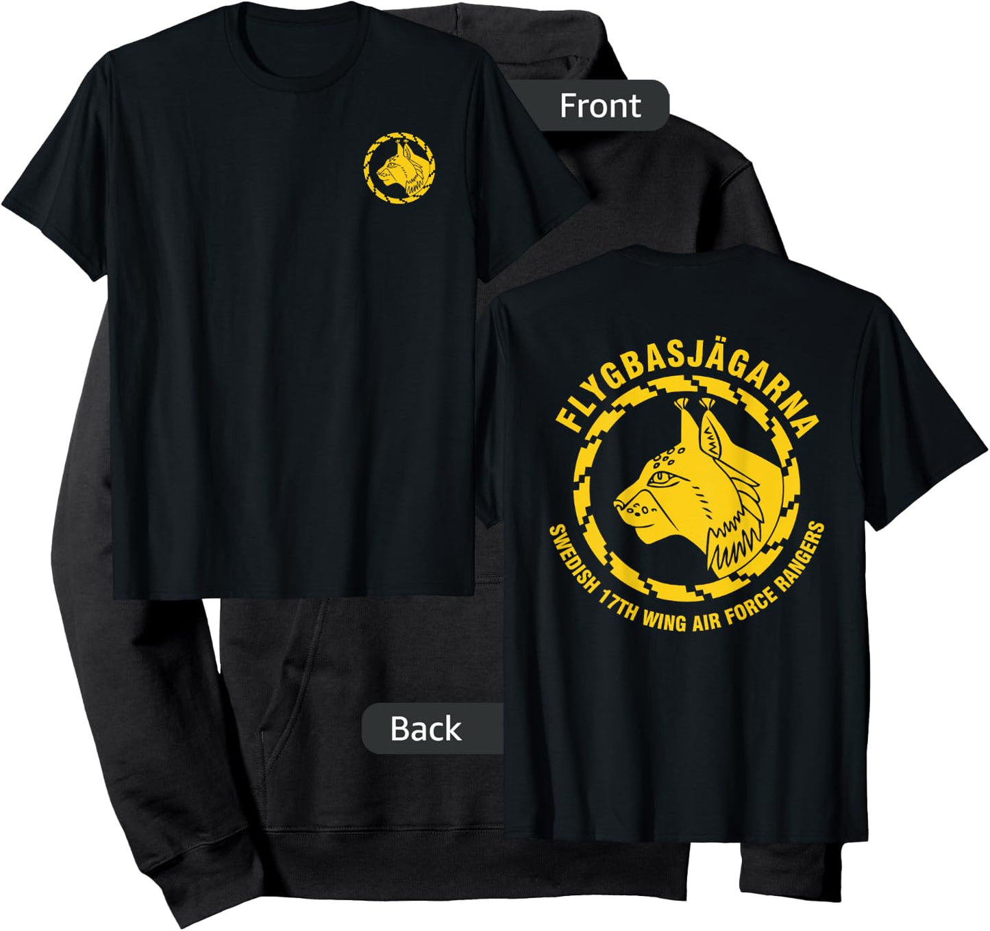 Swedish Air Force Rangers Flygbasjägarna Hoodie - Hoodie | Black
