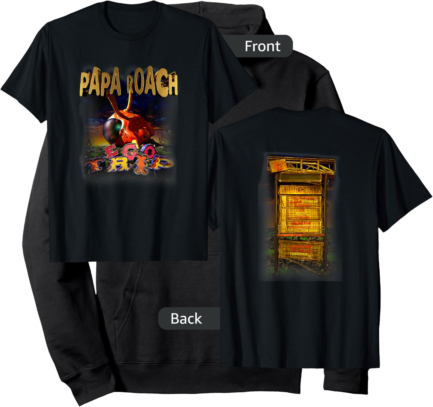 Papa Roach - Official Merchandise - Ego Trip Hoodie - Hoodie | Black