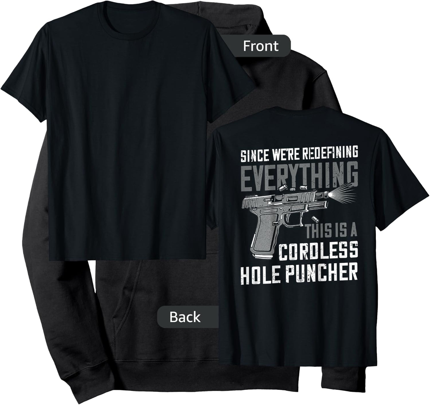 We're Redefining Everything This Is A Cordless (on back) Hoodie - Hoodie | Black