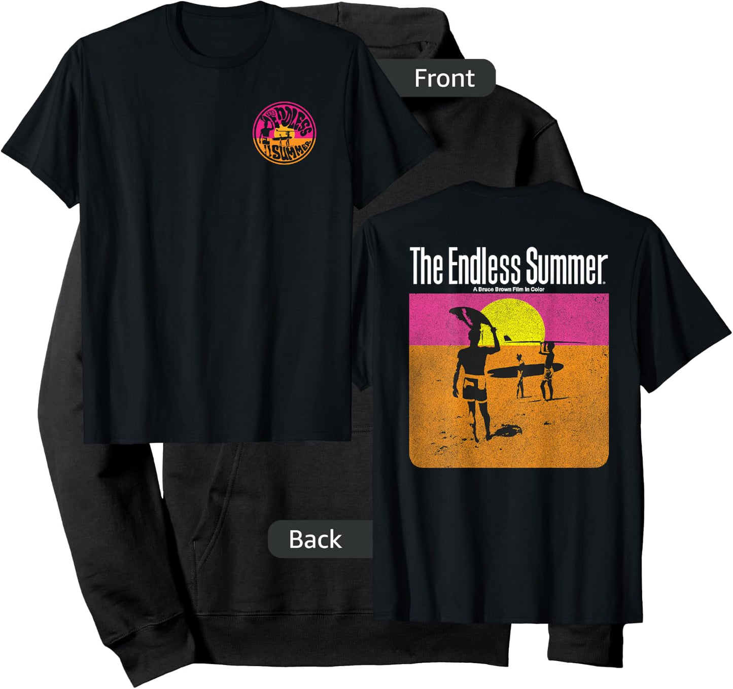 The Endless Summer 1966 Classic Surf Movie 60s Vintage Surf Hoodie - Hoodie | Black
