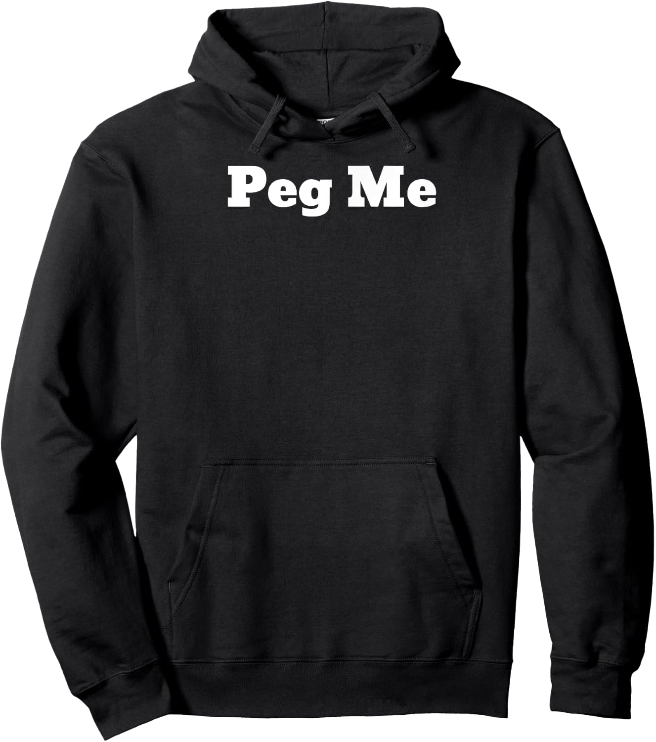 Peg Me Hoodie - Hoodie | Black