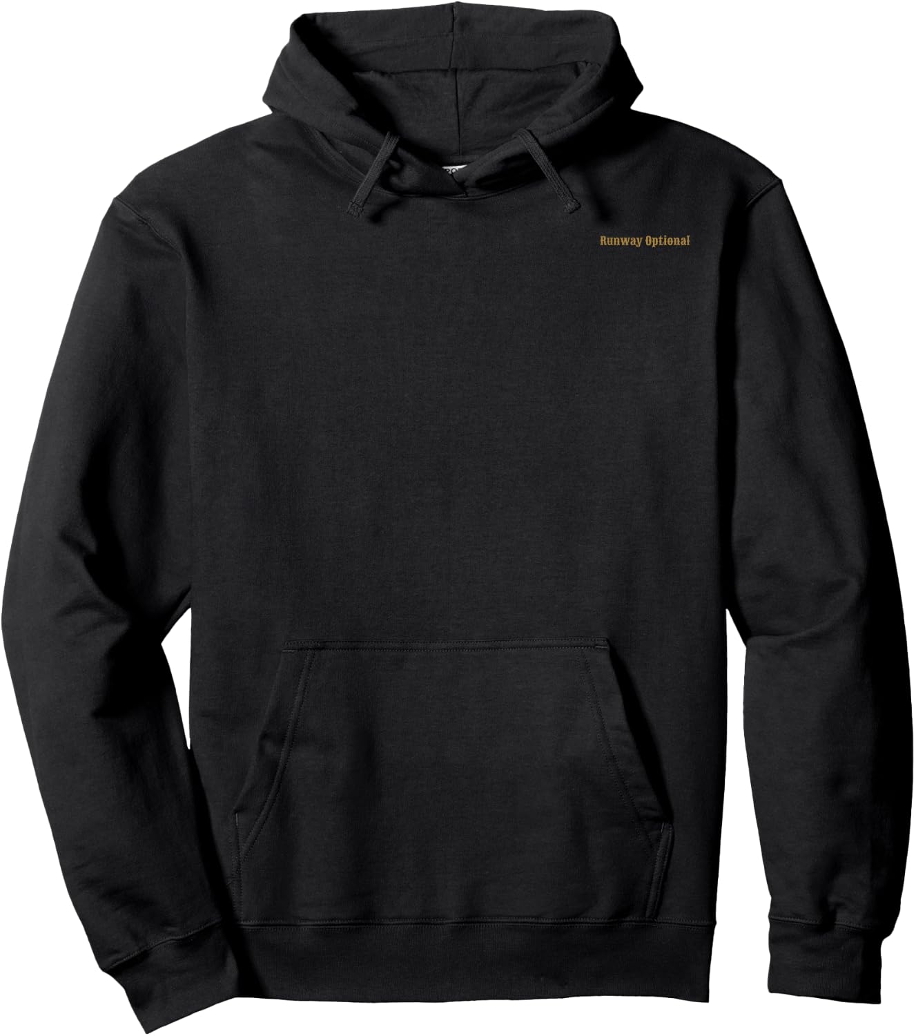 Runway Optional Piper STOL Gift Adventurous Pilots Hoodie - Hoodie | Black