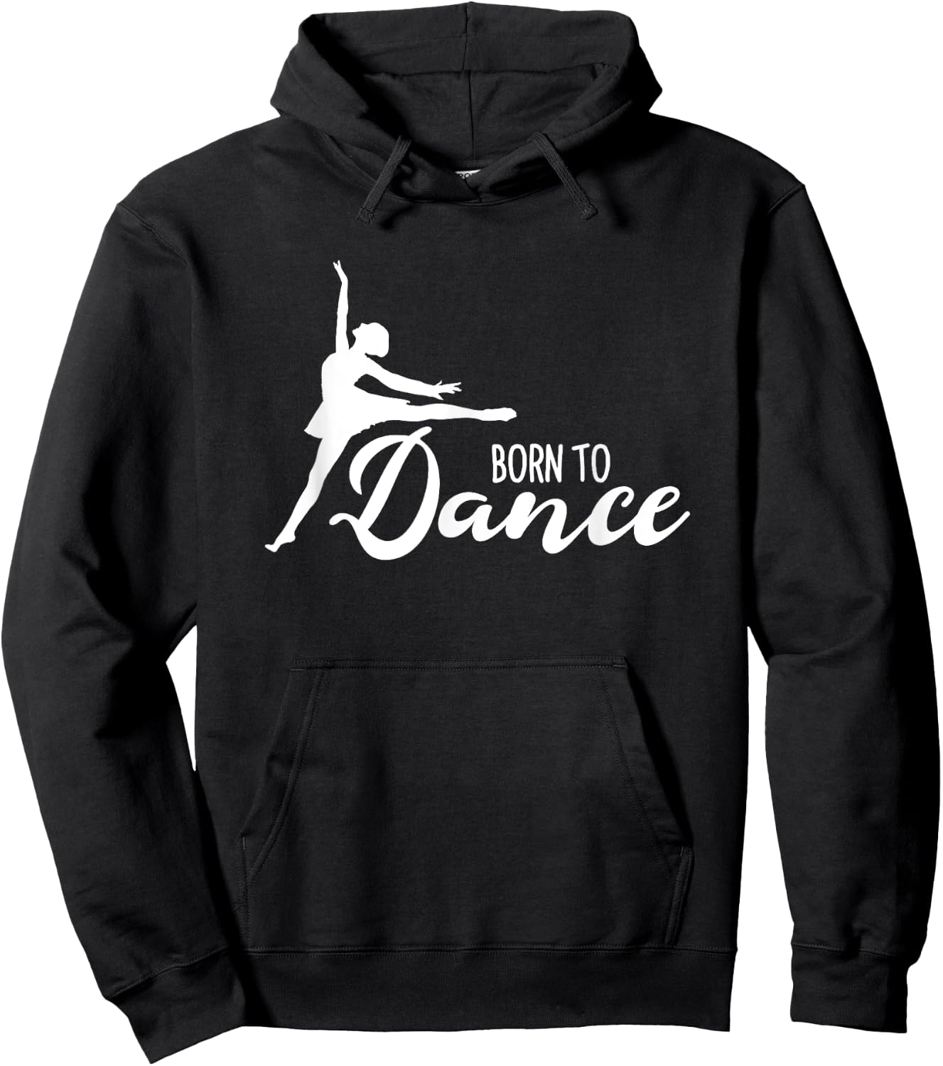 Born To Dance Ballet Dancer Ballerina Dancing Class School Hoodie - Hoodie | Black