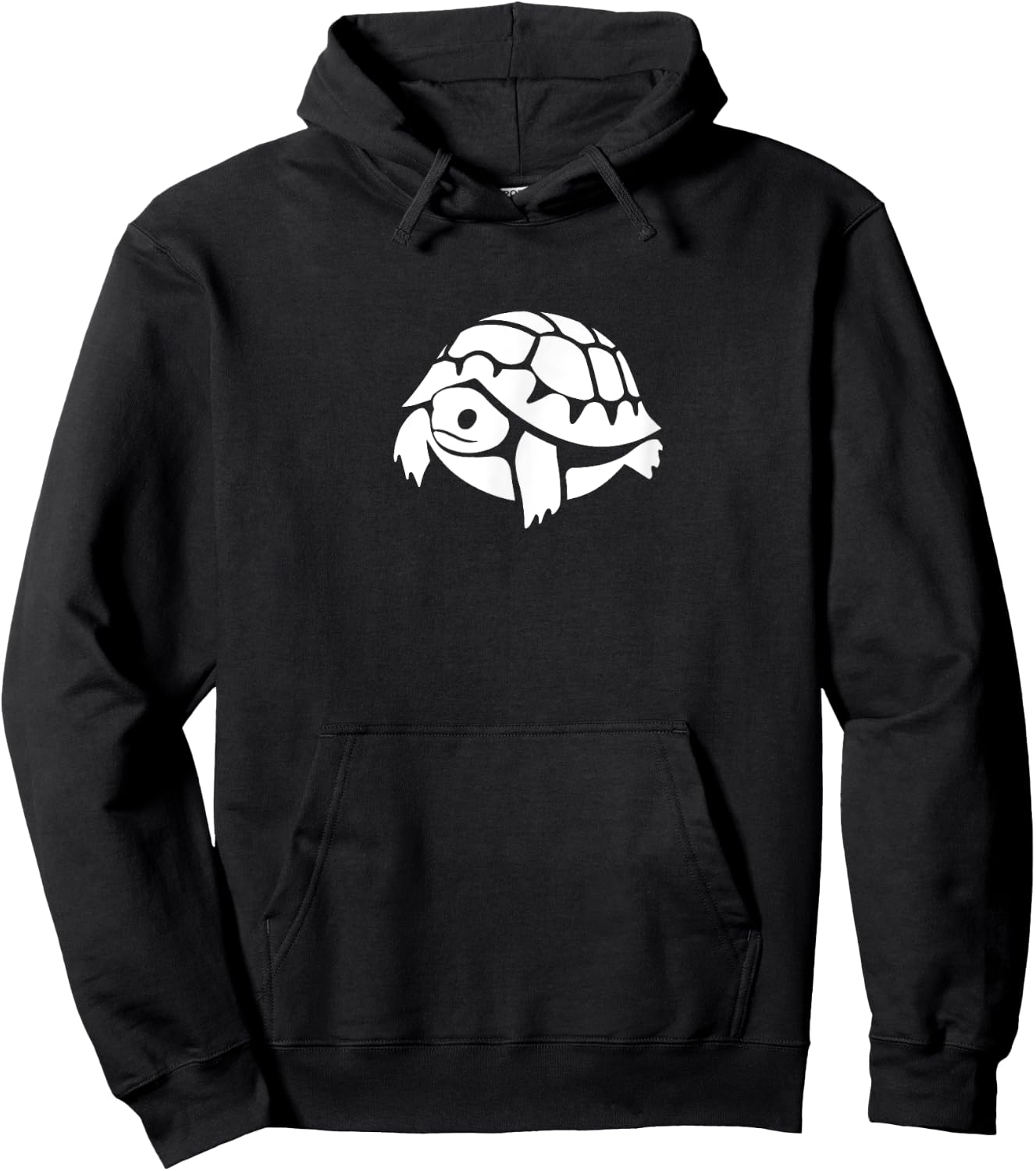 Cute Russian tortoise, stylized design for tortoise lovers Hoodie - Hoodie | Black