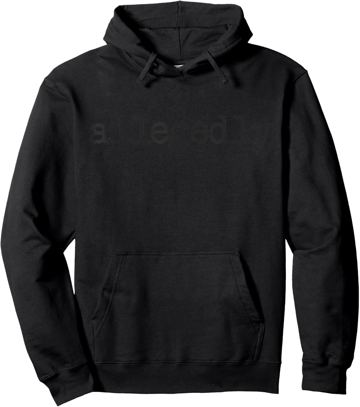 Allegedly Funny Lawyer Gift Attorney Law School Allegedly Hoodie - Hoodie | Black